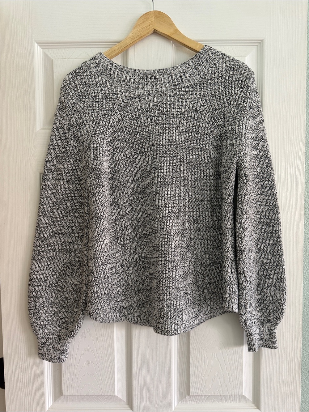 Gap Cozy Marled Gray Women's Knit Sweater